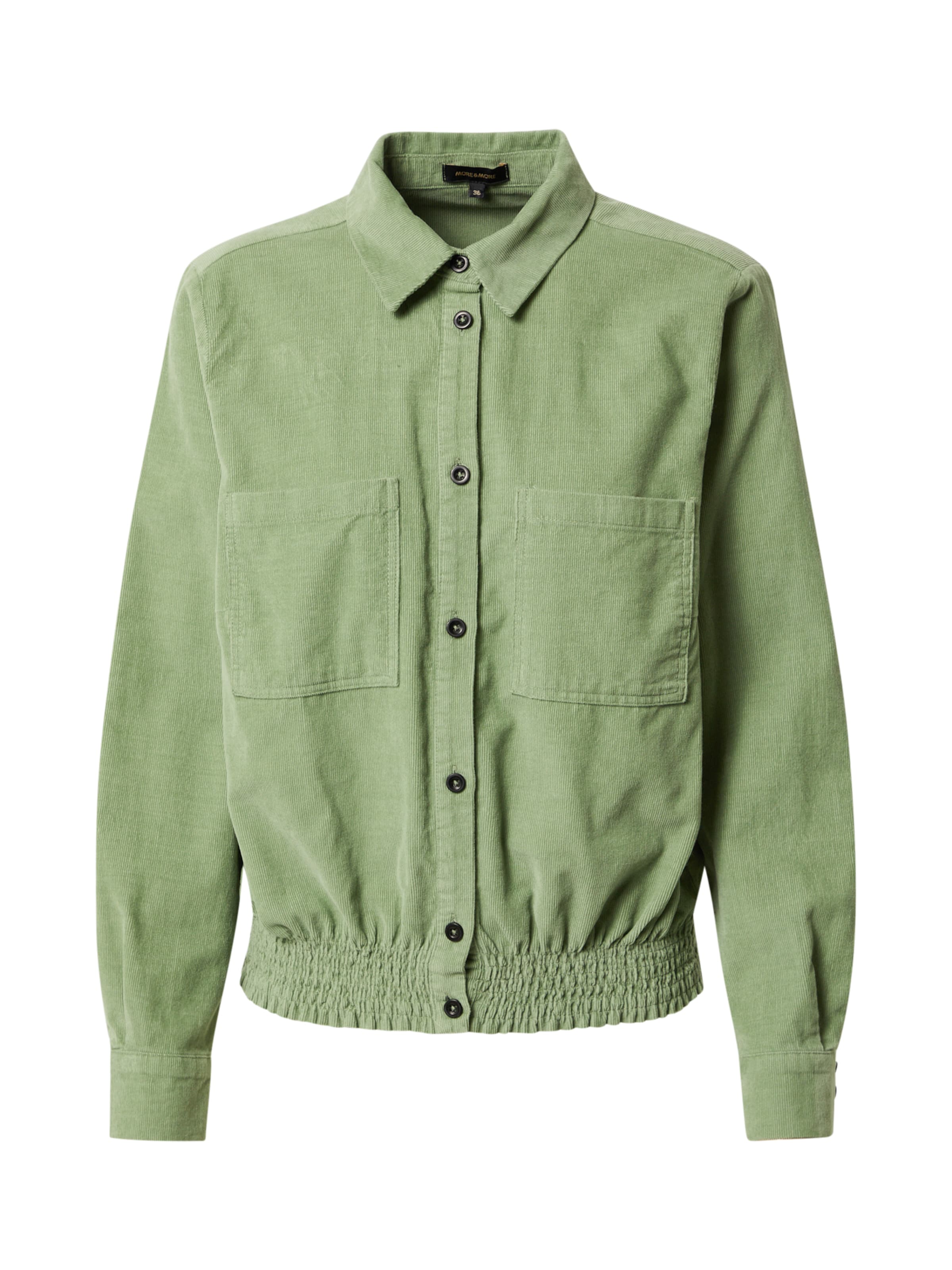 Abbigliamento Taglie comode MORE & MORE Camicia da donna in Verde Chiaro 