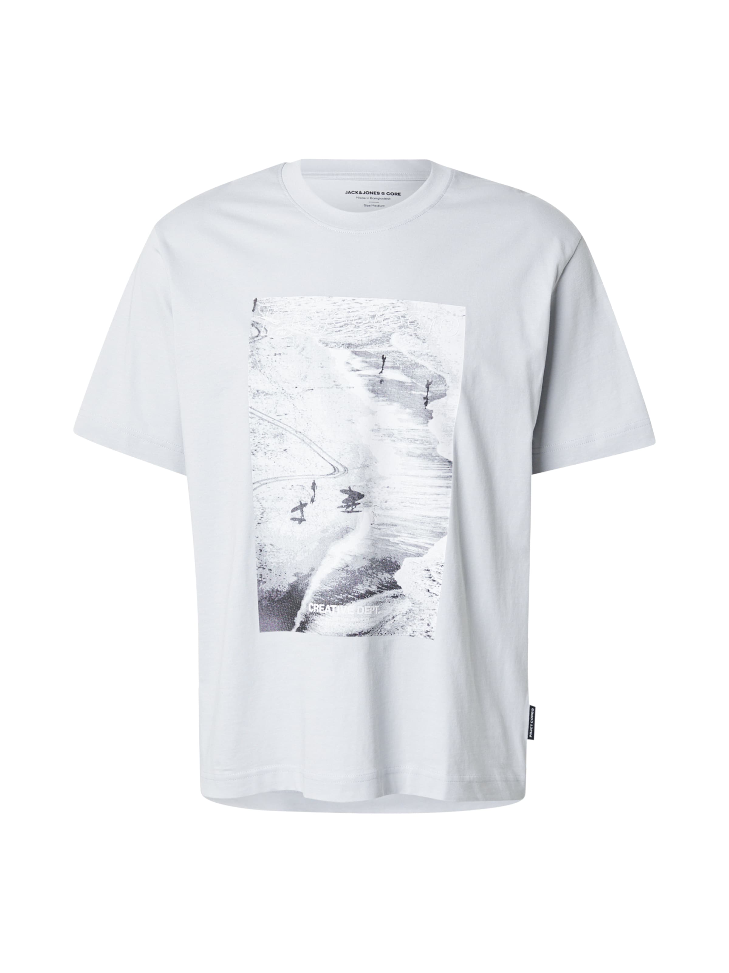 JACK & JONES - Camiseta 'JCOUNION' en gris: frente