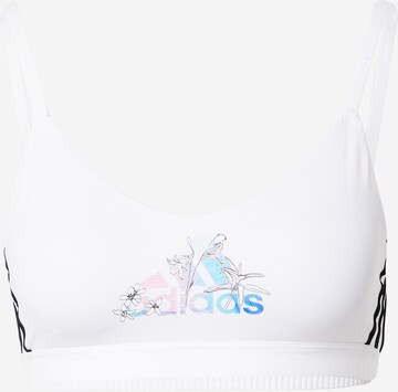 ADIDAS PERFORMANCE Bralette Sports bra 'NINI' in White: front