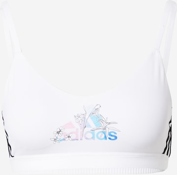 ADIDAS PERFORMANCE Bustier Sportmelltartók 'NINI' - fehér: elől