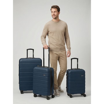 Saxoline Suitcase set 'Miami' in Blue