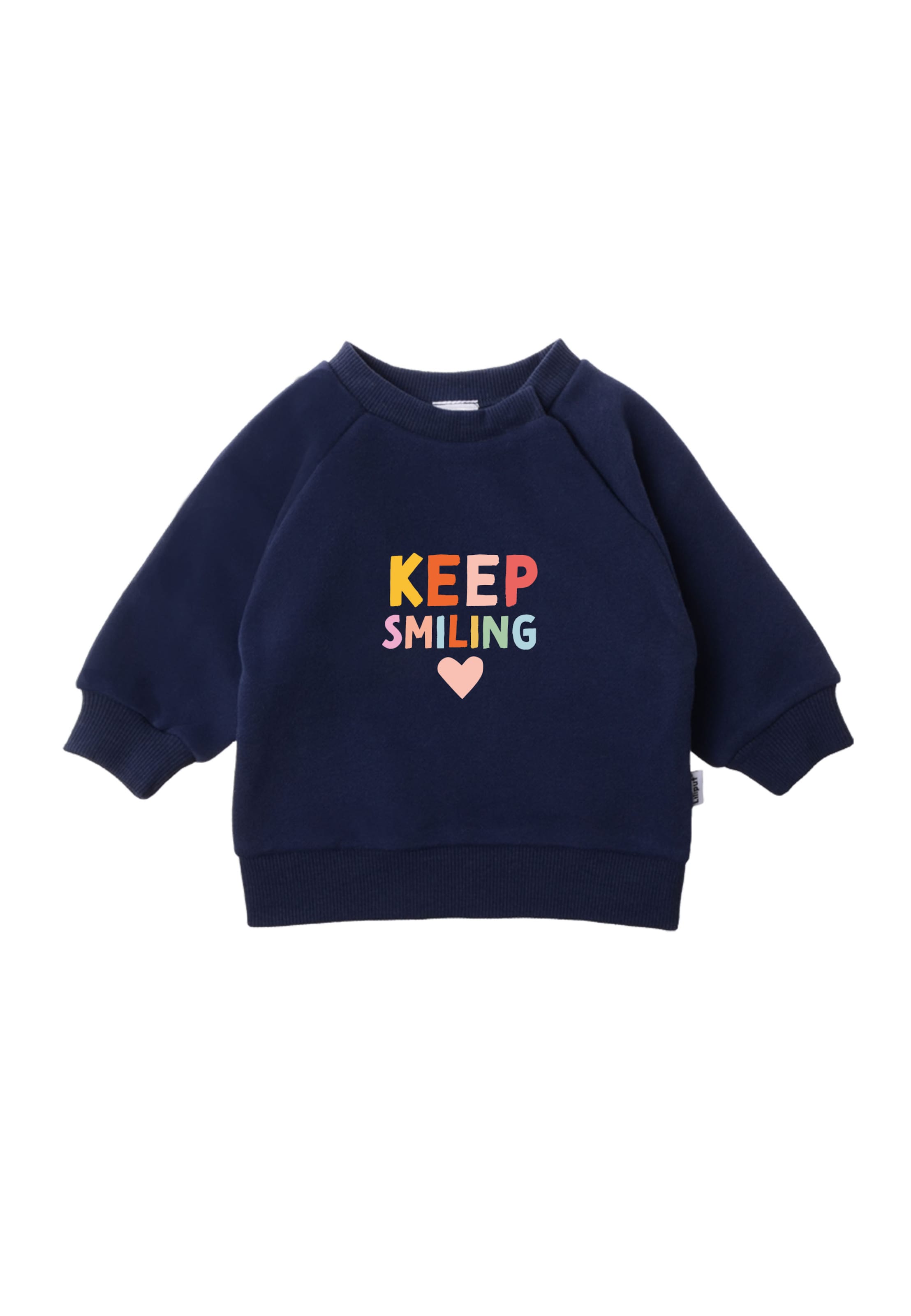 LILIPUT Sweatshirt 'Keep Smiling' in Blue: front