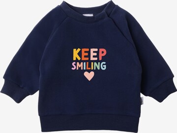 LILIPUT Sweatshirt 'Keep Smiling' in Blau: predná strana