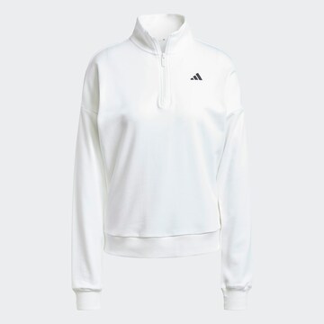 ADIDAS SPORTSWEAR Sports sweatshirt 'Essentials' in White: front
