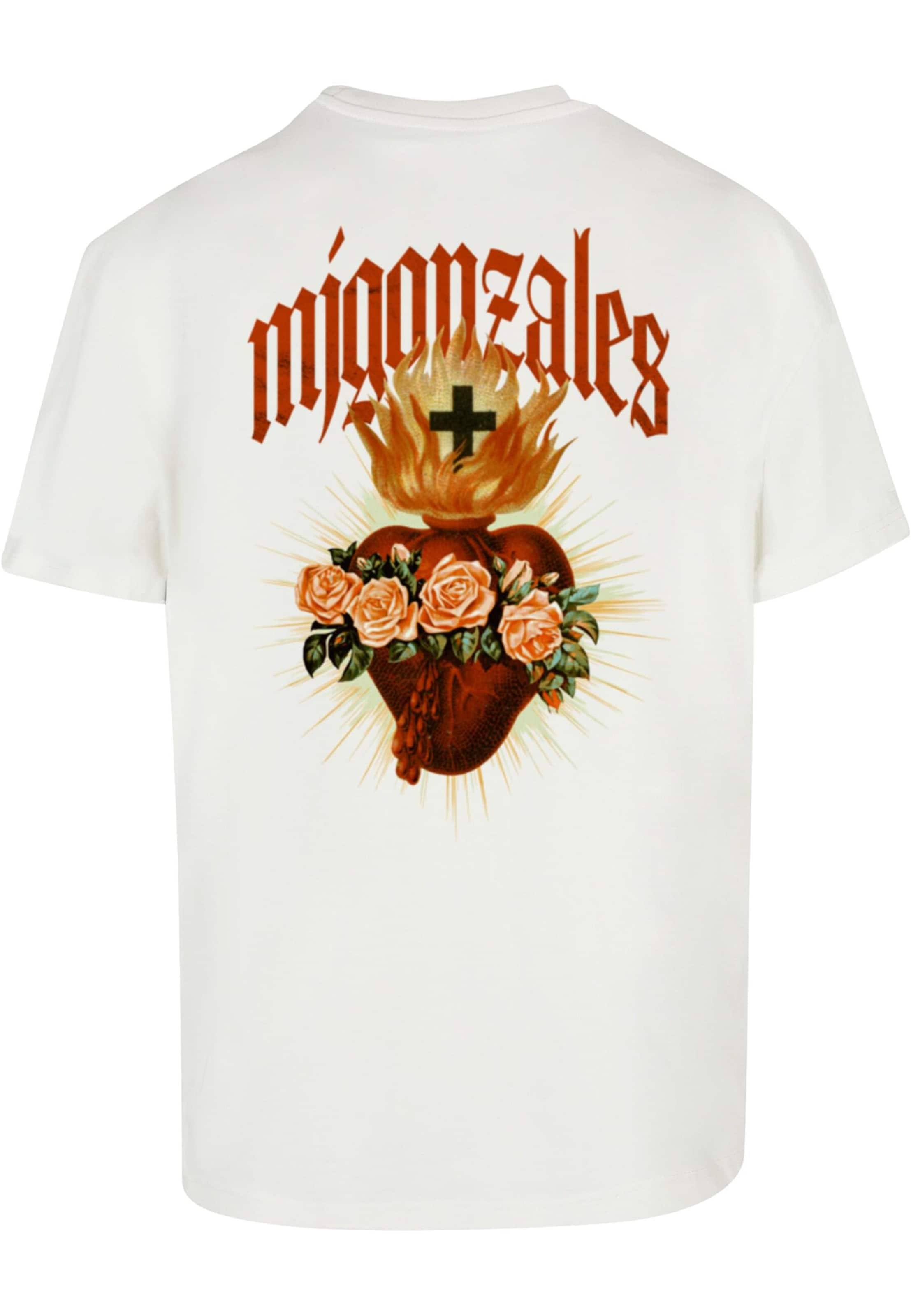 MJ Gonzales T-Shirt 'Heart' in Weiß