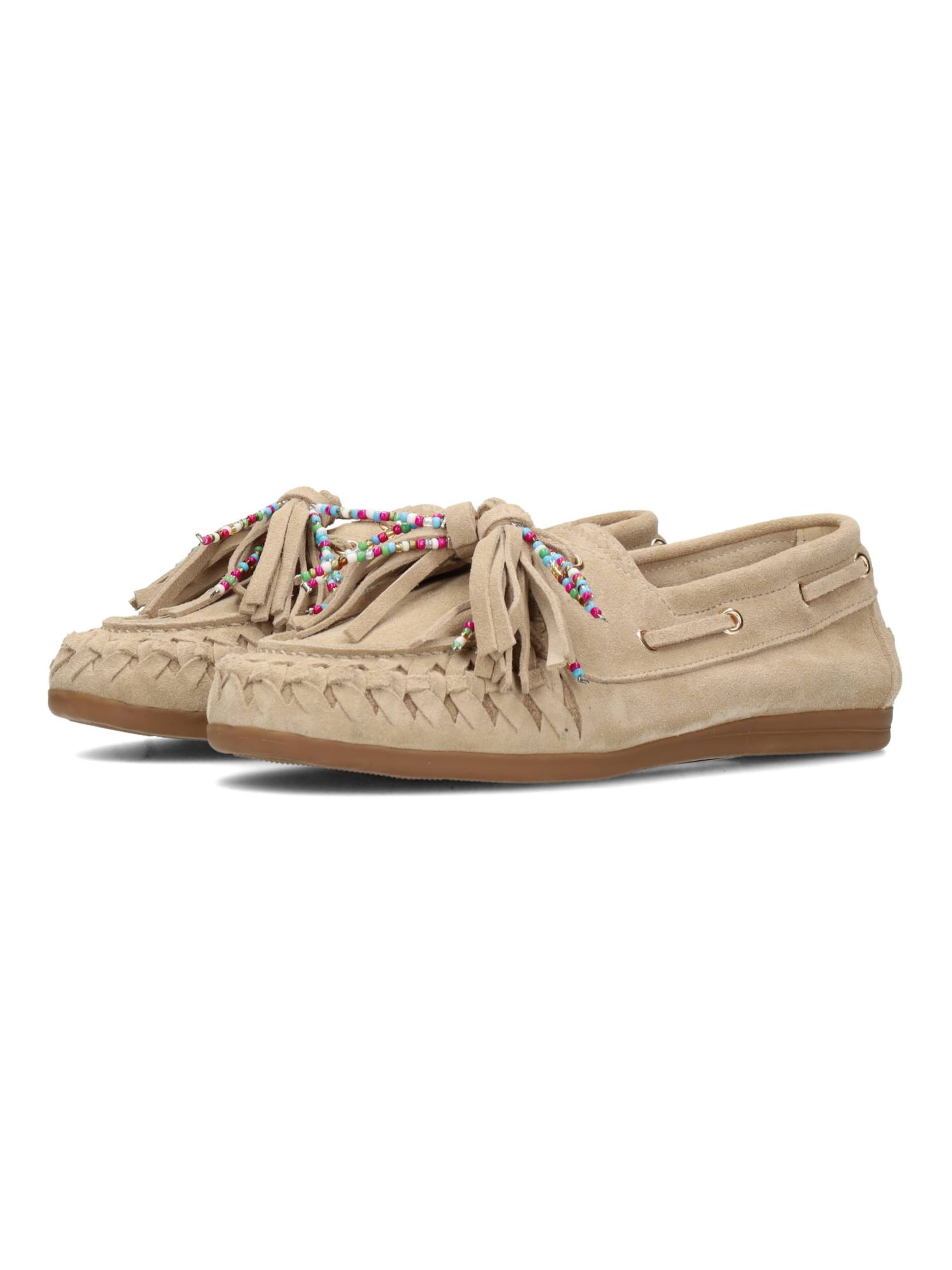 Mocassin 'Iris' Poelman en beige