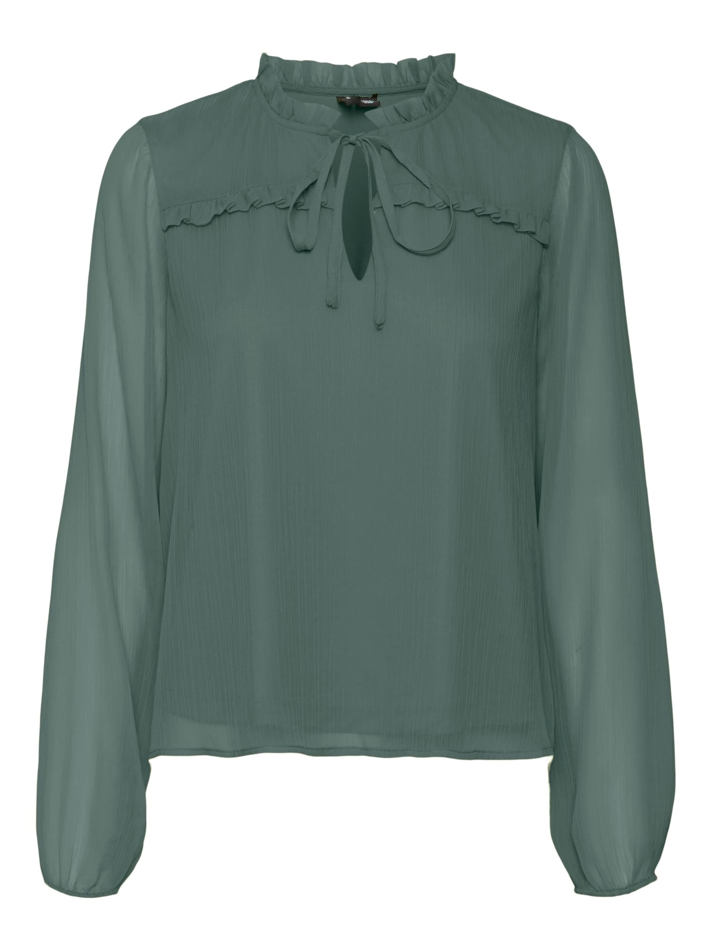 VERO MODA - Blusa 'MILLA' en verde: frente