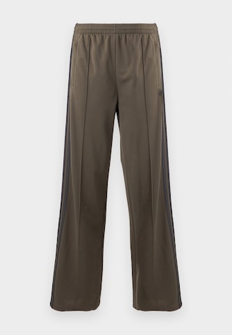 ADIDAS ORIGINALS Wide leg Broek 'Firebird' in Bruin: voorkant