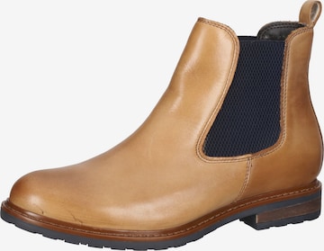 TAMARIS Chelsea Boots i brun: forside
