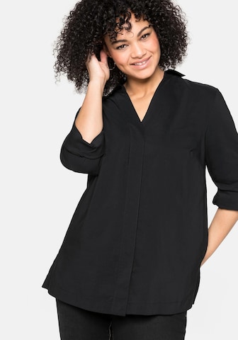 SHEEGO Blouse in Black