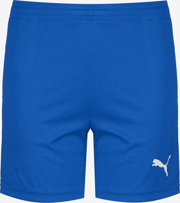 PUMA Workout Pants 'TeamGOAL 23' in Blue: front