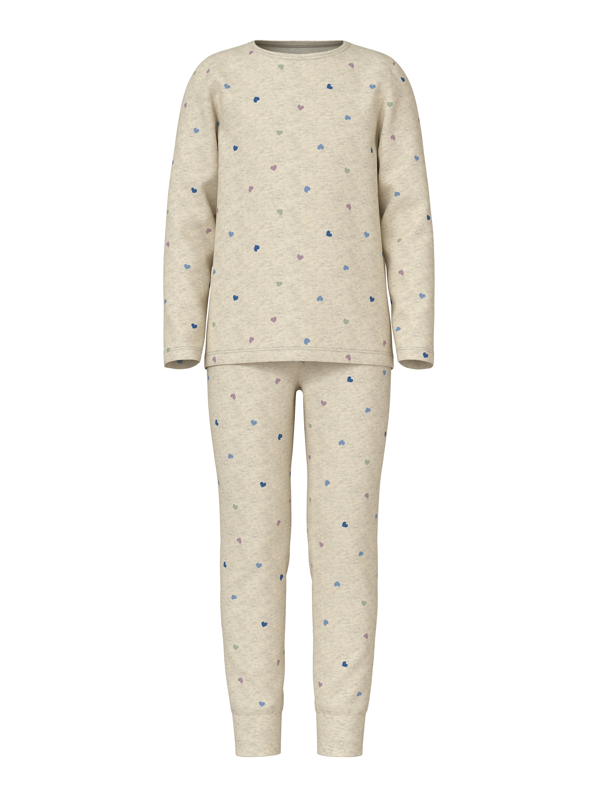 NAME IT - Pijama en beige: frente