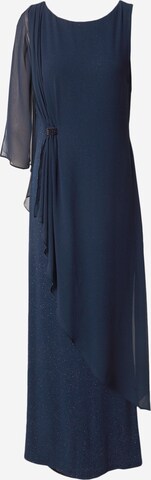 Vera Mont Aftonklänning i blå: framsida