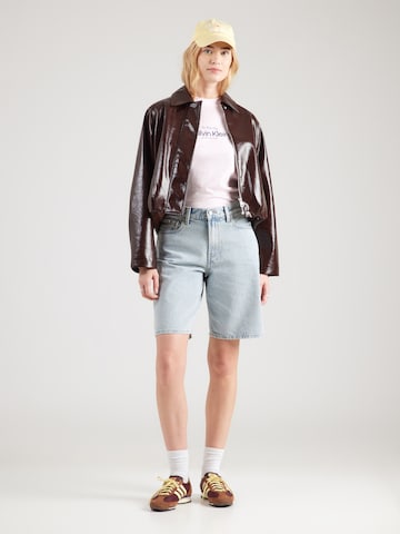 Tricou 'CLASSIC NYC' de la Calvin Klein Jeans pe roz