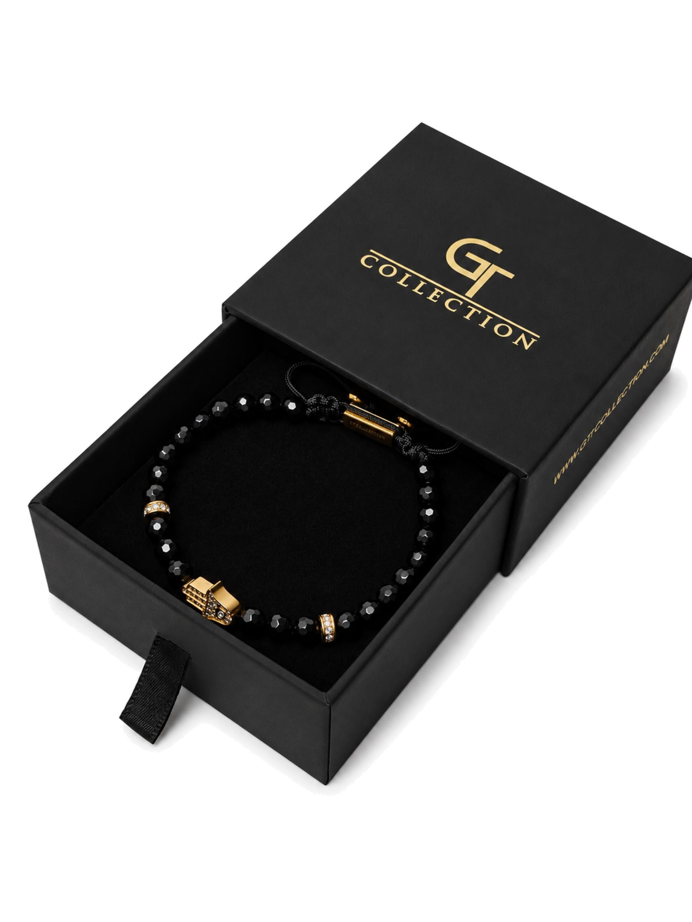 GT Collection Armband 'Hamsa Hand'‌‌‌‌‌‌‌‌‌‌ in Schwarz