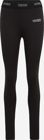 HUGO Leggings 'Nasabe' in Zwart: voorkant