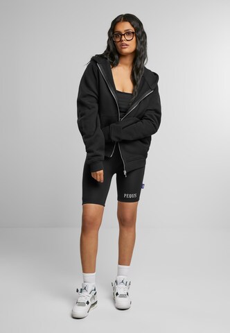 Pequs Sweatjacke in Schwarz