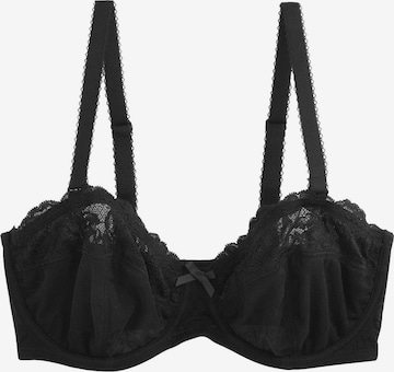 NextT-shirt Grudnjak - crna boja: prednji dio