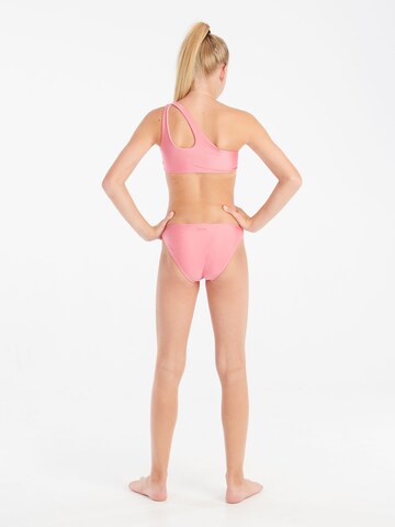 PROTEST Bustier Bikini 'PRTYeah JR'‌‌‌‌‌‌‌ in Pink