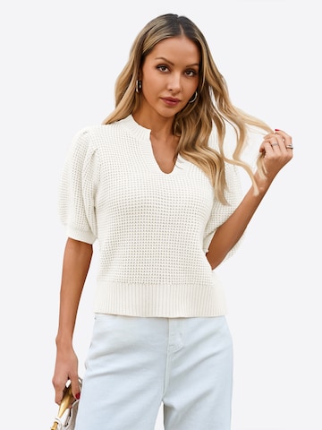 Imily Bela Pullover i hvid