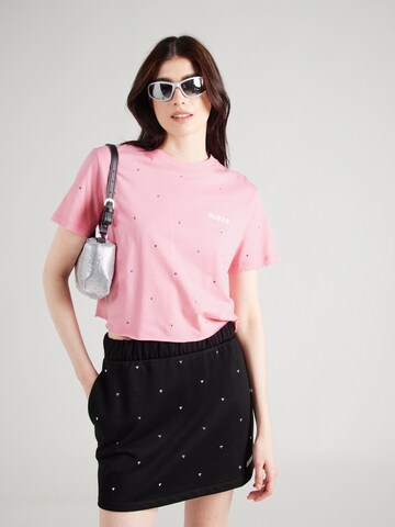 GUESS Shirt 'SKYLAR' in Roze: voorkant