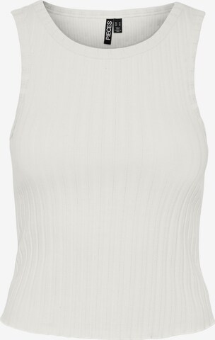 PIECES - Top 'LESLIE' em branco: frente