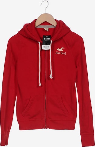 HOLLISTER Kapuzenpullover S in Rot: predná strana