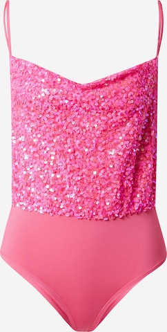 In The Style - Body camiseta 'GEMMA ATKINSON' en rosa: frente