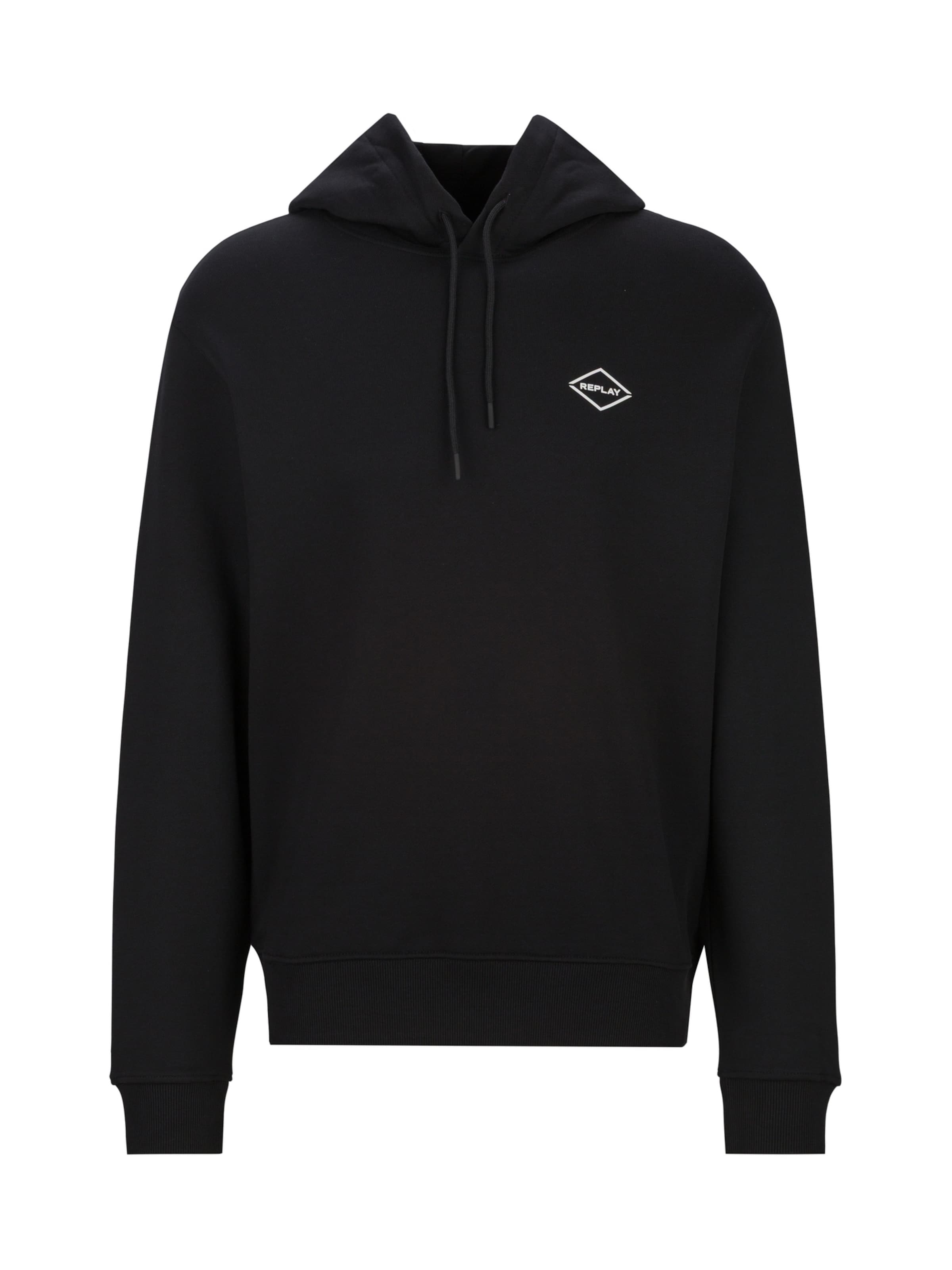 REPLAY Sweatshirt in Schwarz: Vorderseite
