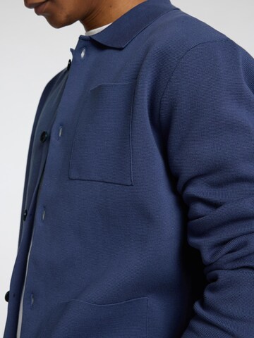 Vestes en maille SELECTED en bleu