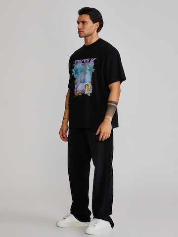T-Shirt SikSilk en noir