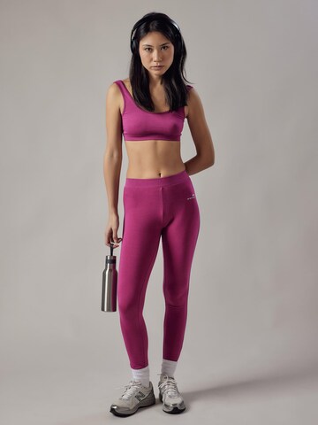 Coupe slim Leggings 'Leggings' OWN Off With Nature en rose : devant