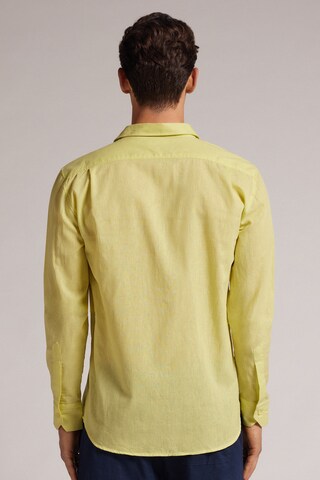 INTIMISSIMI Regular fit Button Up Shirt in Yellow