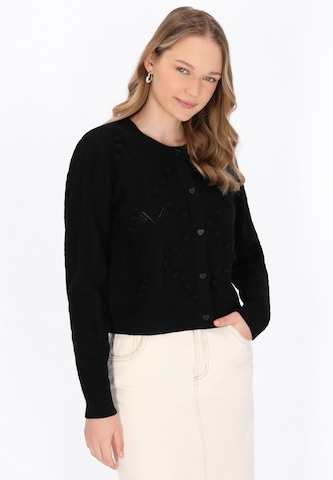 Cardigan MYMO en noir : devant