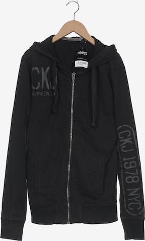 Calvin Klein Jeans Kapuzenpullover L in Schwarz: predná strana