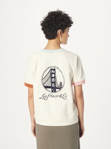 LEVI'S ® - Sweatshirt 'Graphic SS Sweatshirt' em bege