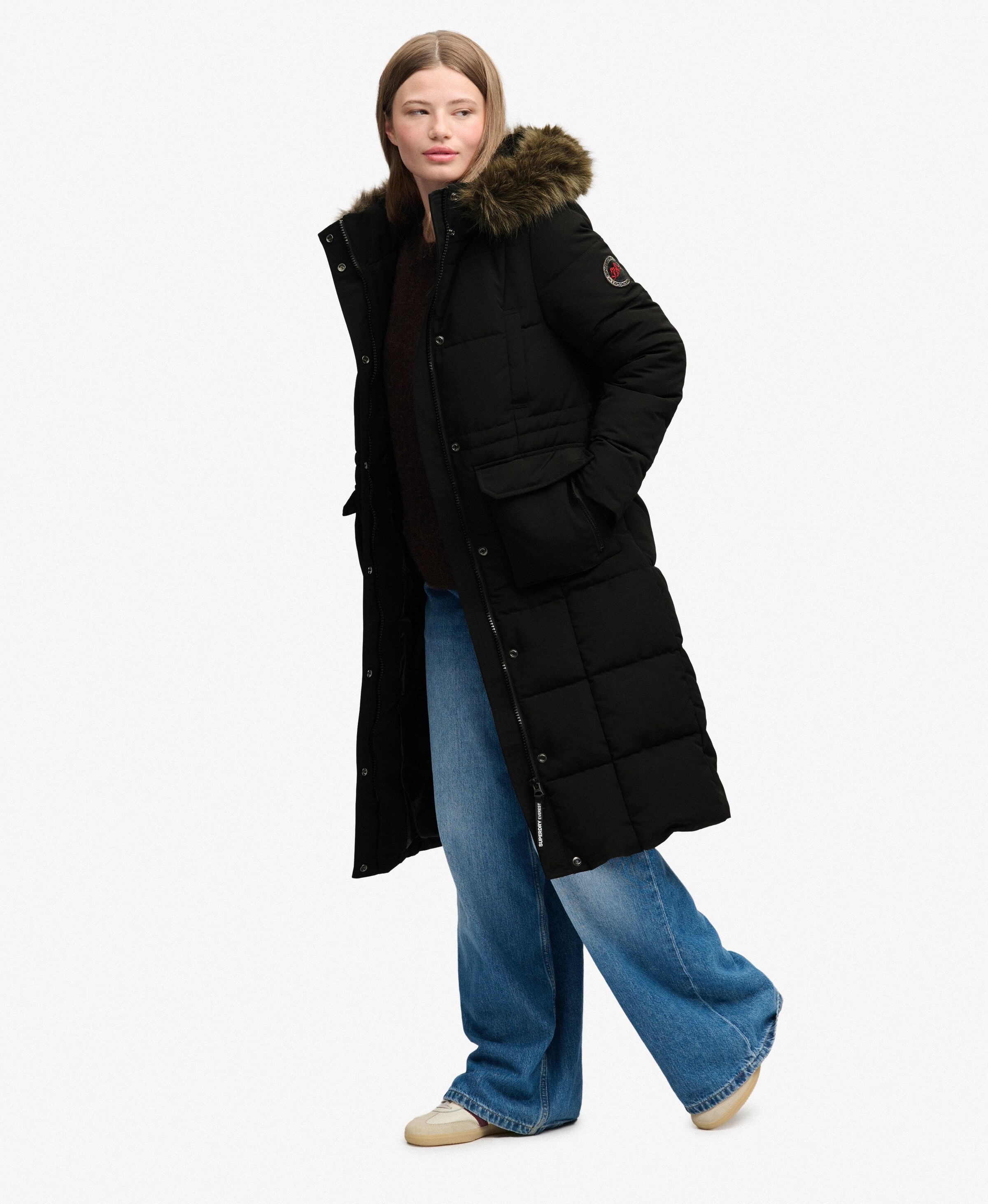 Manteau d’hiver 'Everest' Superdry & Co en noir