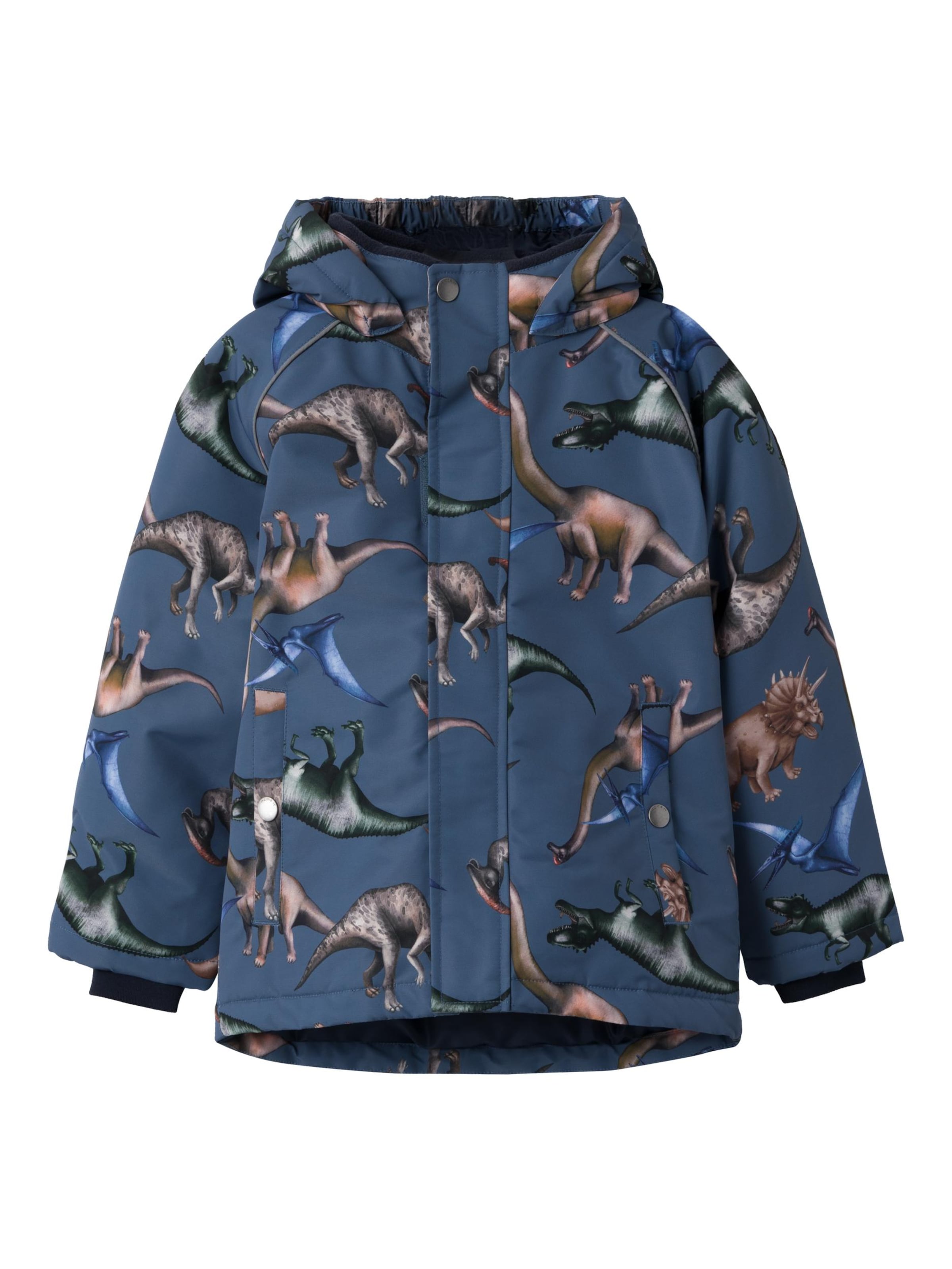 NAME IT Funkcionalna jakna 'Snow' | modra barva: sprednja stran