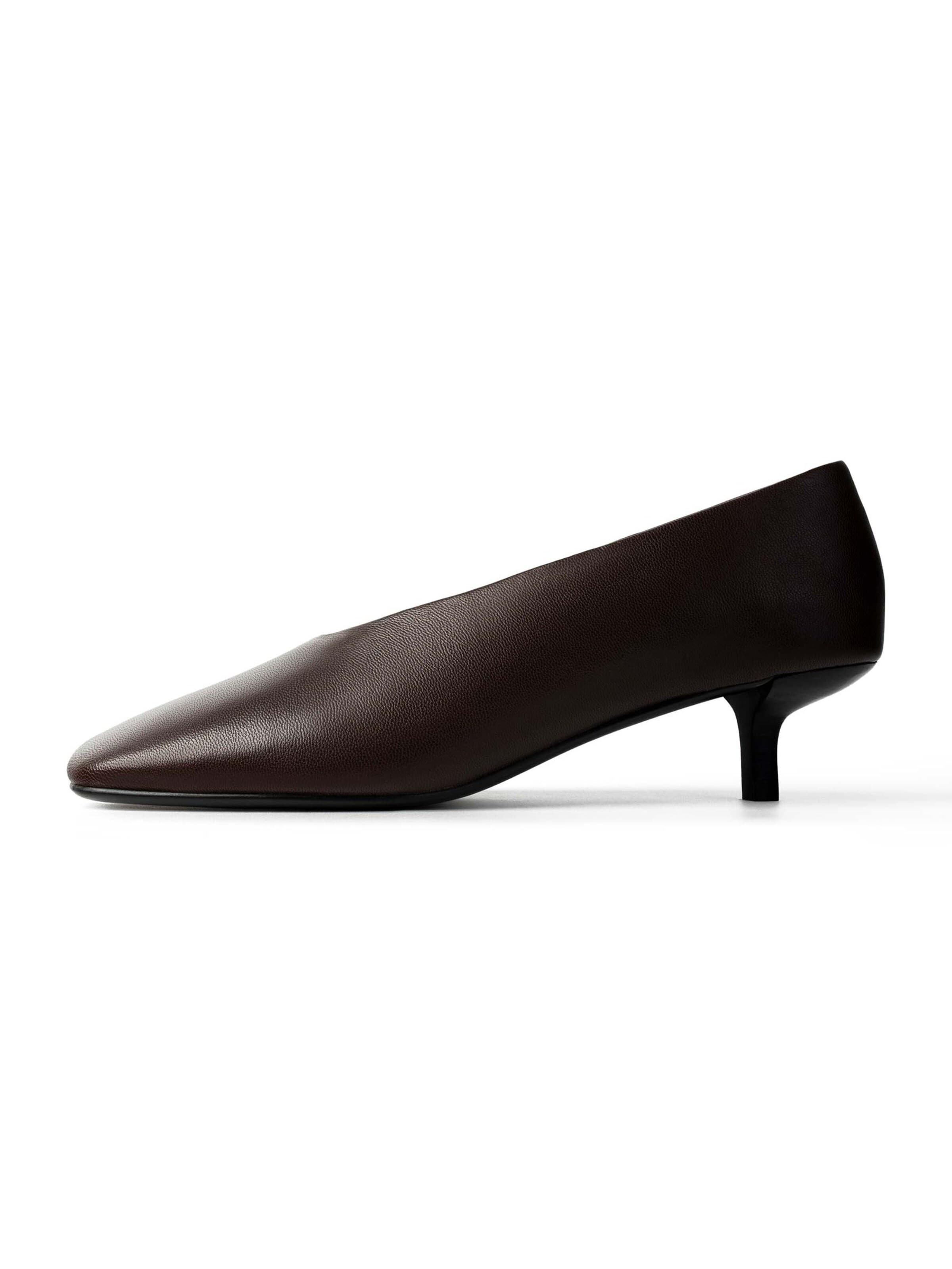 L37 HANDMADE SHOESCipele s potpeticom 'COCO MIRAGE' - smeđa boja: prednji dio