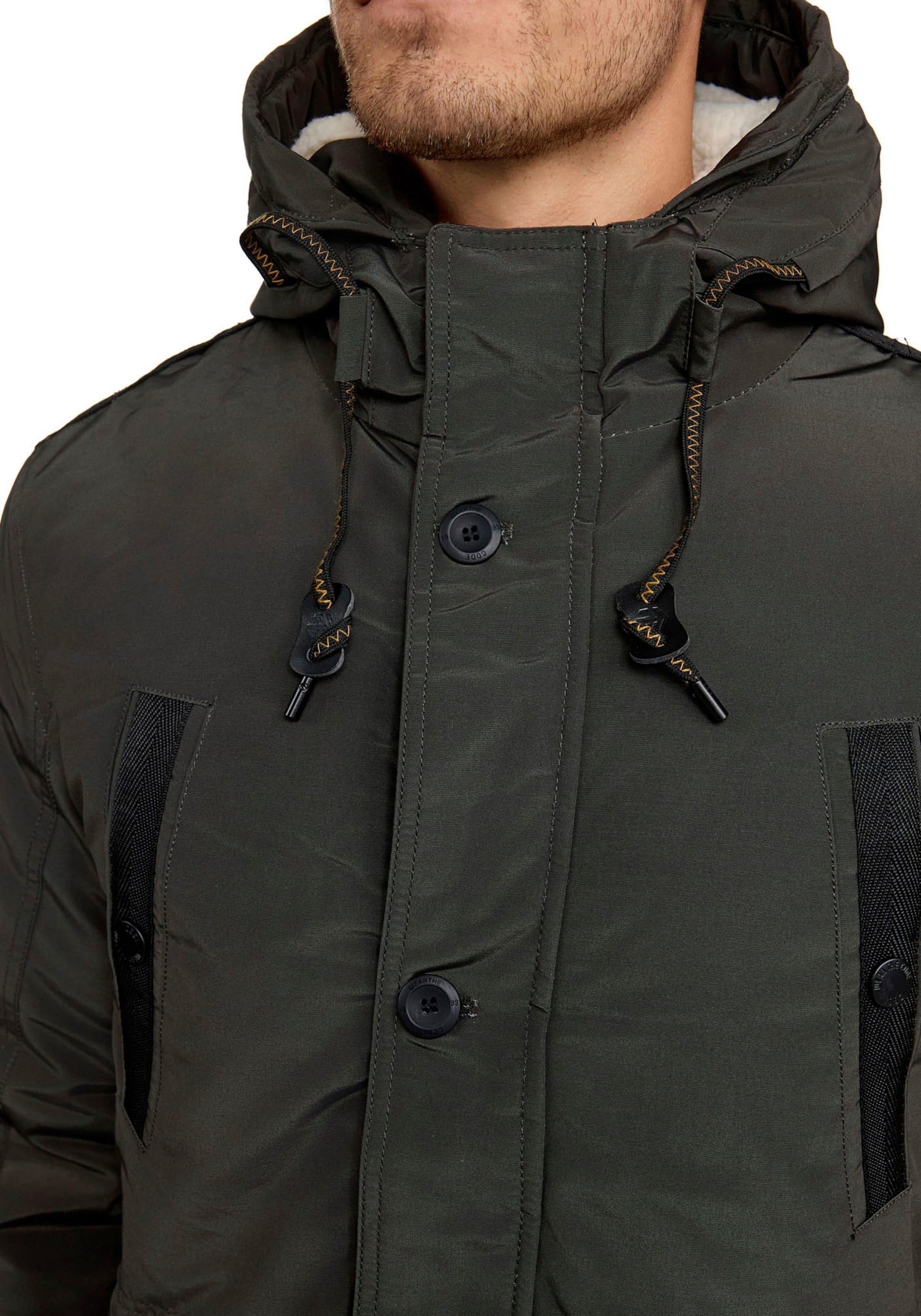 INDICODE JEANS Winter Parka in Grey