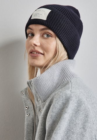 STREET ONE Beanie in Blue: front