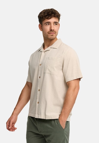 INDICODE JEANS Regular fit Overhemd 'Driller' in Beige