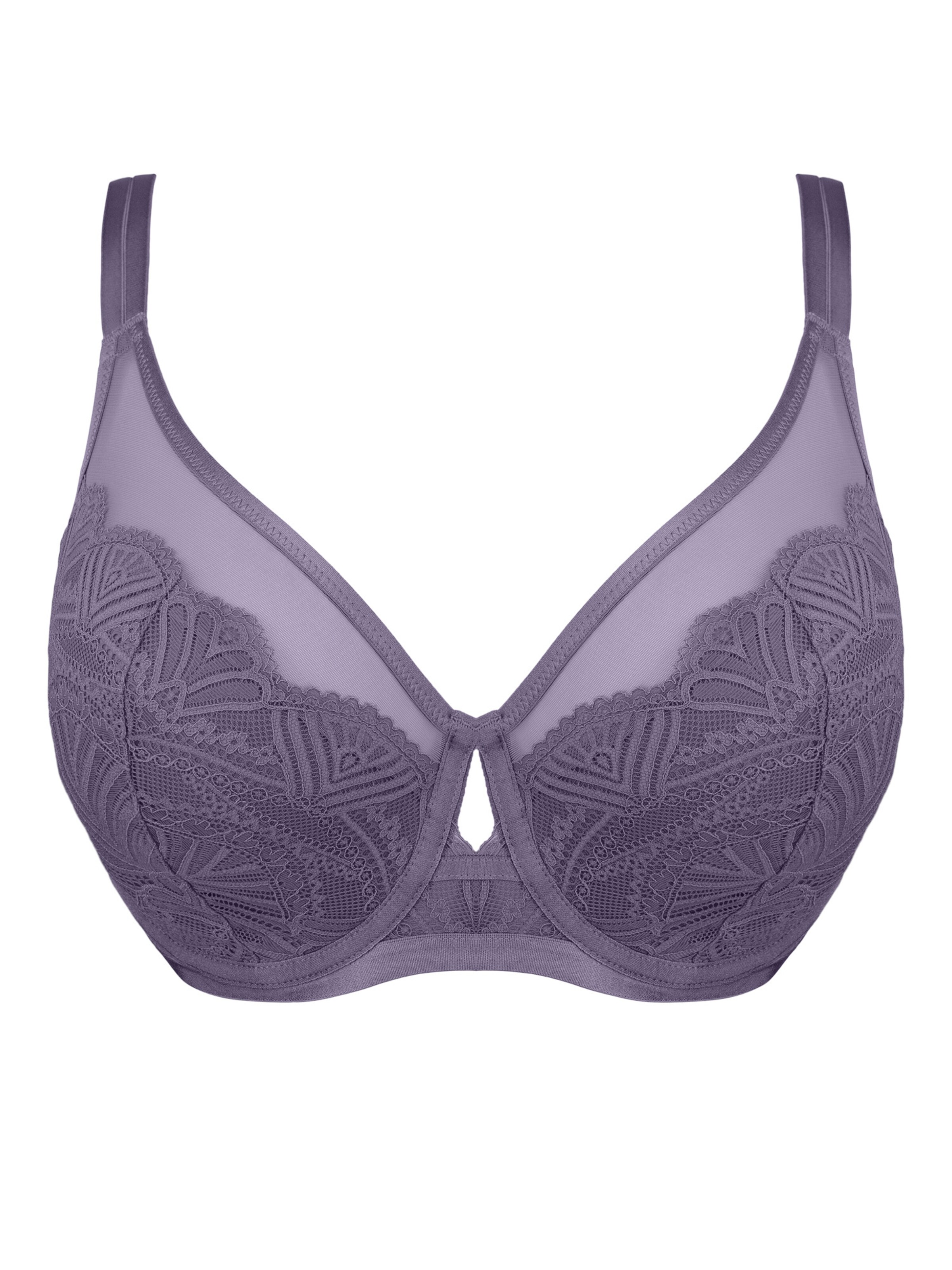Col haut Soutien-gorge 'Sensa Luxe' SugarShape en violet : devant