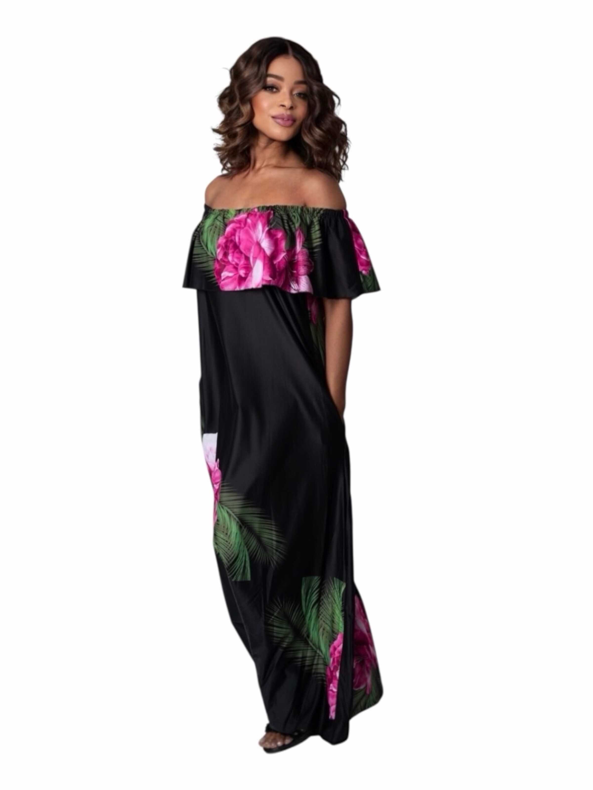 Elena Athanasiadou Zomerjurk 'Dress Bare Grace' in Zwart