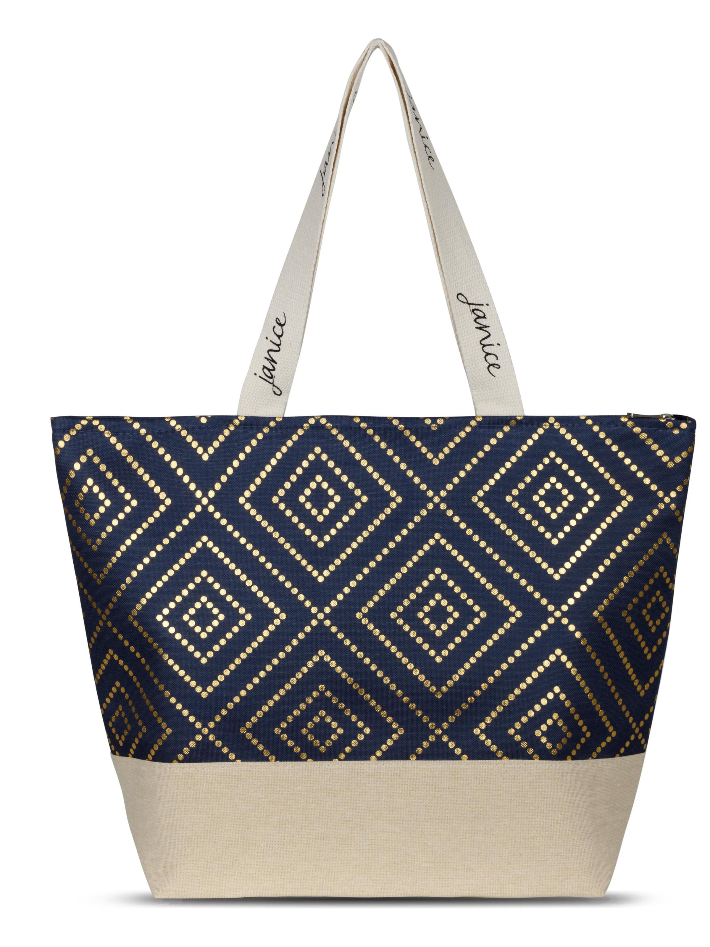 normani Tasche 'Nika' in Blau: Vorderseite