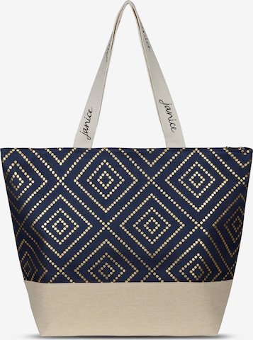 normani Beach Bag 'Nika' in Blue: front