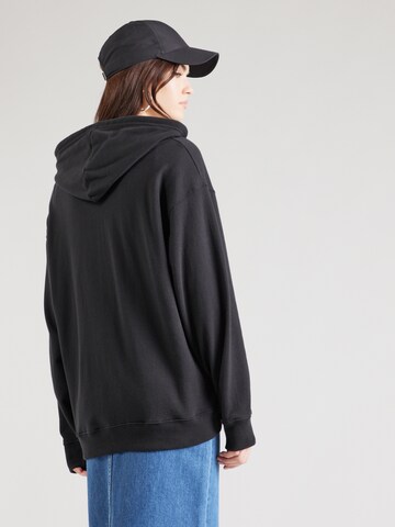 HOLLISTER Zip-Up Hoodie in Black