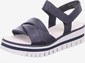 GABOR Sandals in Blue: front