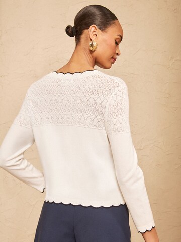 love & roses Knit cardigan in Beige