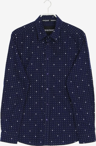 BRUNO BANANI Button Up Shirt in M in Blue: front